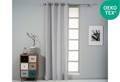 Κουρτίνα Easy Home Dione Paname 260X140cm Γκρι με Τρουκς