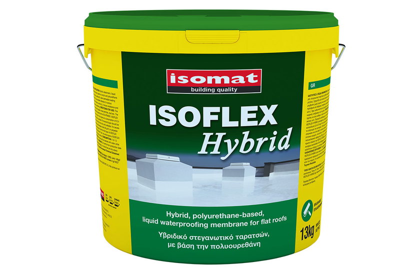 Στεγανωτικό Ταρατσών Υβριδικό Isomat Isoflex Hybrid 13kg