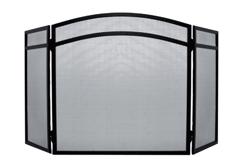 Κάλυψη Τζακιού Home&Camp 3Φυλλη Μ96.50XΥ61cmm Μαύρη