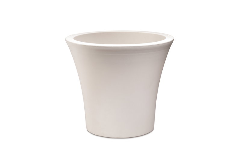 Γλάστρα Plastona City Φ20x17.5cm Λευκή
