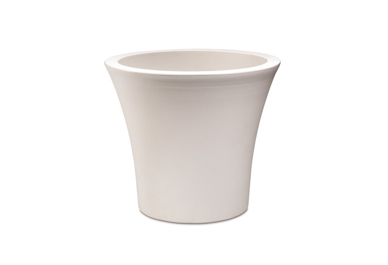 Γλάστρα Plastona City Φ30x26.5cm Λευκή
