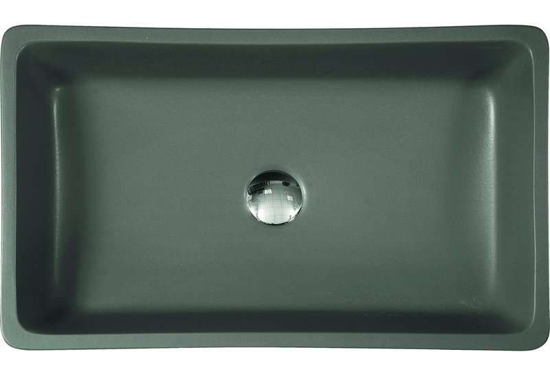 Νιπτήρας Επικαθήμενος Creta Ανθρακί 62X37.5cm