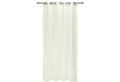 Κουρτίνα Easy Home Nostos 270x140cm Λευκή με Τρουκς