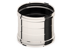 Μούφα Σύνδεσης Καπνοδόχου Argento Φ15cm Inox