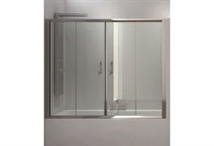 Καμπίνα Μπανιέρας Areti 4 Διάφανη 200-205xΥ148cm