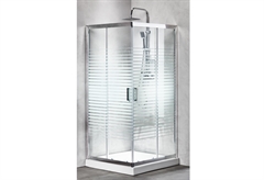 Καμπίνα Τετράγωνη 5mm New Line 80X80X180cm Stripes