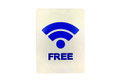 Πινακίδα Αυτοκόλλητη Wifi 6X8cm Inox Ματ