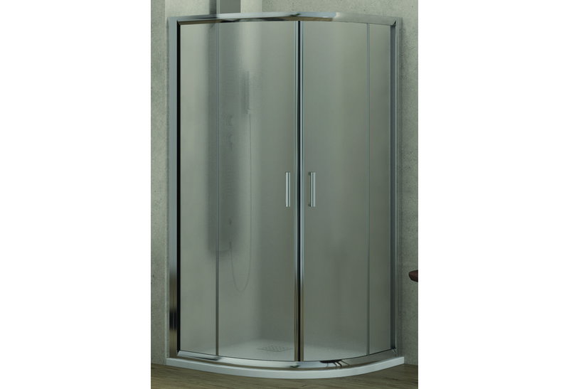 Καμπίνα Ντουσιέρας Areti 2 Ημικυκλική 90x90cm