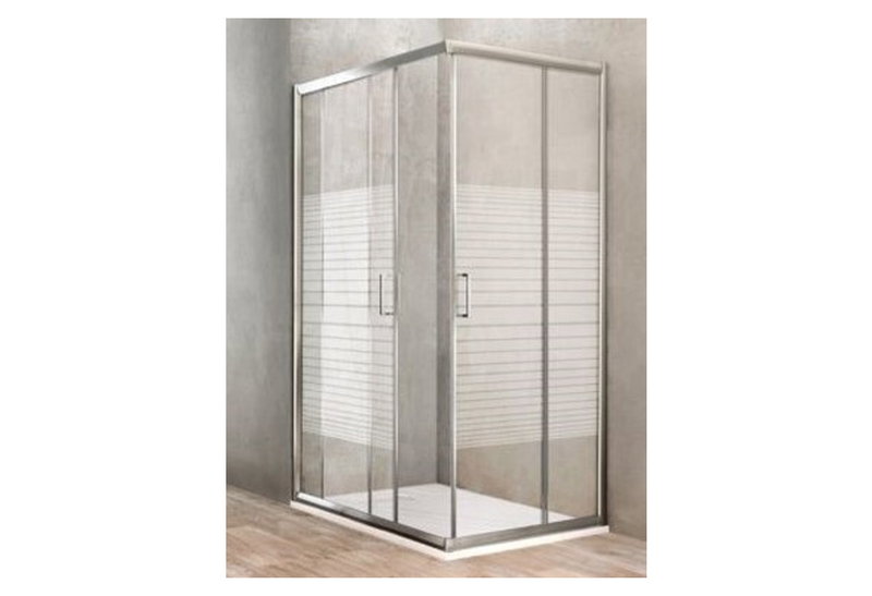 Καμπίνα Παραλληλόγραμμη Areti 1 New Μ90xΠ70x180cm 5.3mm Stripes