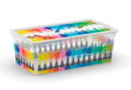 Κουτί Αποθήκευσης Πλαστικό Kis Colours Arty M34xΠ19xY12cm 6lt Πολύχρωμο