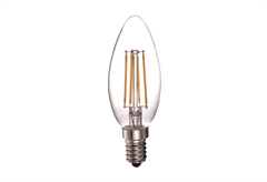 Λάμπα Led Filament Κερί 4W E14