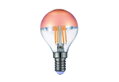 Λάμπα Led Filament Σφαιρική 4W E14 Καθρέπτης Χάλκινος
