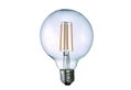 Λαμπτήρας Led Γλόμπος Filament 7W E27 Φ9 806L 2700K Διάφανο Dimmable