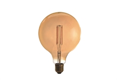 Λάμπα Led Γλόμπος Filament 7W E27 Φ125 650L 2700K Μελί Dimmable
