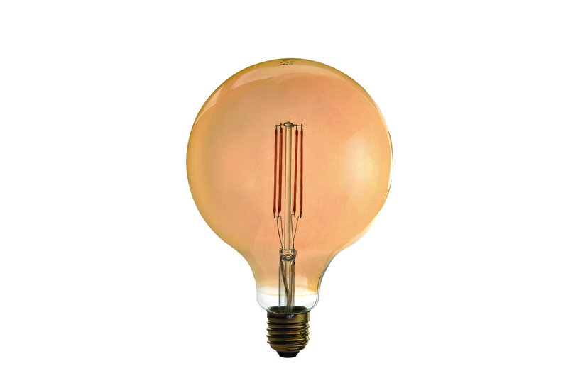Λάμπα Led Γλόμπος Filament 7W E27 Φ125 650L 2700K Μελί Dimmable