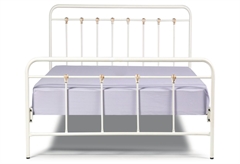 Κρεβάτι Amelie Μονό 207.60x95.50x110.50cm Λευκό/Χρυσό Διαστάσεις Στρώματος 200x90cm