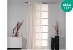 Κουρτίνα Easy Home Carina Linen 270x140cm Εκρού με Τρέσα