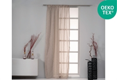 Κουρτίνα Easy Home Carina Linen 270x140cm Μπεζ με Τρέσα