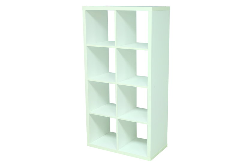 Βιβλιοθήκη Praktiker Cube Μ76xΠ39xΥ146cm Λευκή