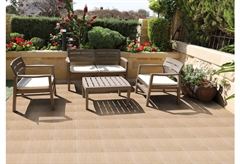 Πλακάκι Δαπέδου Πορσελανάτο Quartzite 33x33cm Μπεζ