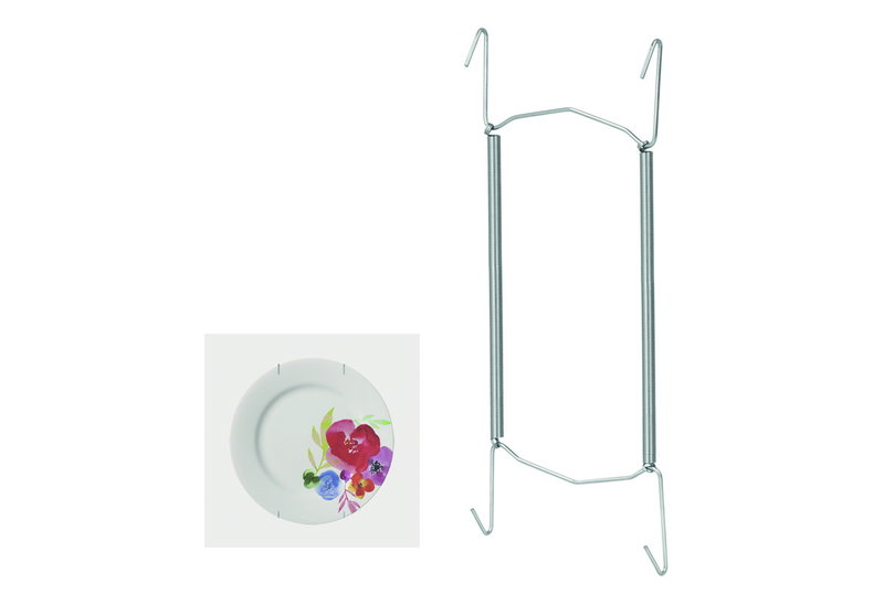Συρμάτινο Στήριγμα Ανάρτησης Πιάτου Metaltex 11X22cm/Φ20-30cm