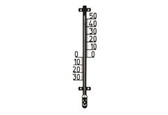 Θερμόμετρο Εξωτερικού Χώρου Metaltex