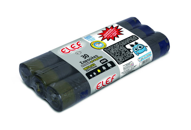 Σετ Σακούλα El-Ef Μεγάλη 52X75cm με Κορδόνι