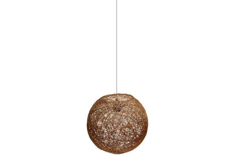 Μονόφωτο Rattan Μπάλλα Μπεζ E27 60W Φ.50cm