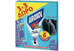 Σκοροκτόνο Aroxol Full Season Gel 6 Τεμαχια (3+3 Δωρο)