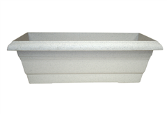 Ζαρντινιέρα Plastona Festone Μ50xΠ20xΥ16cm Γρανίτης
