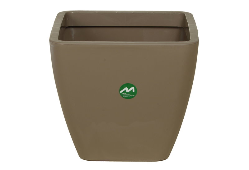 Γλάστρα Miltoplast Ios Μ18xΠ18xΥ15cm Καραμέλα