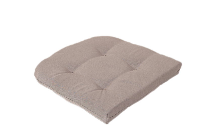 Bioafrol Μαξιλάρι Καθίσματος Λουρί 40x40x5cm Linen Μπεζ