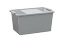 Κουτί Αποθήκευσης Πλαστικό Kis Bi-Box M55xΠ35xY19cm 26lt Γκρι