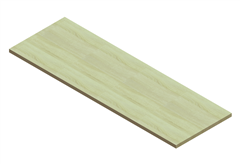 Ράφι Δρυς Matrix 60X38cm 16mm