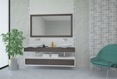 Πλακάκι Δαπέδου Πορσελανάτο Capri 33x33cm Γκρι