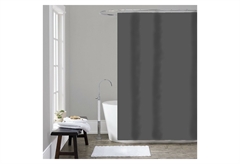 Κουρτίνα Μπάνιου Υφασμάτινη Ανθρακί 240X180cm