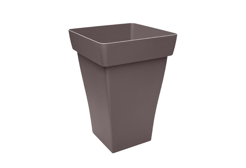 Γλάστρα Poetic Romeo Μ39xΠ39xΥ55cm Taupe