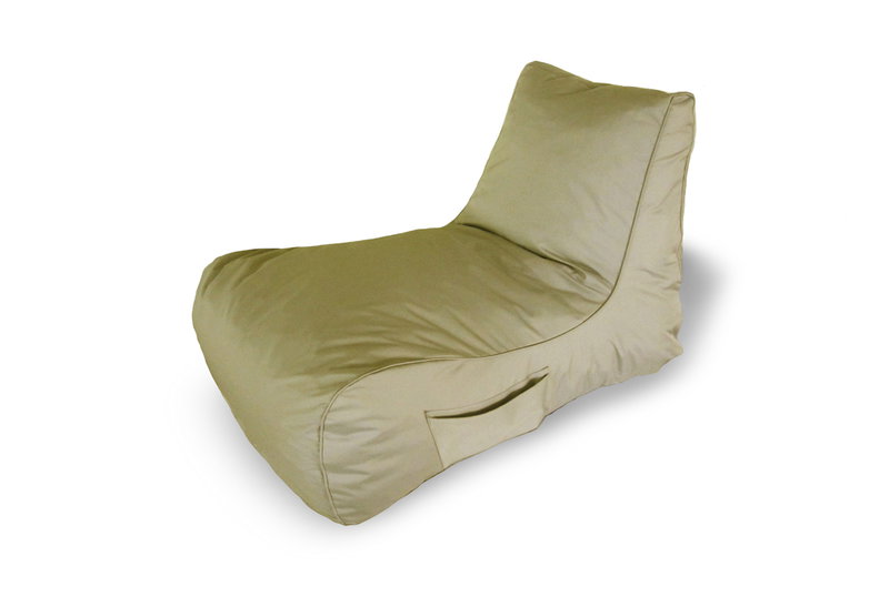 Πουφ Πολυθρόνα MyResort Μ106xΥ67xΠ70cm Μπεζ