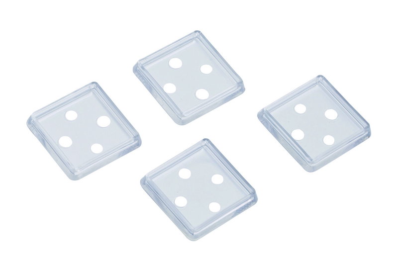 Ποδαράκια Επίπλων 50X50X11.28mm Σετ 4 Τεμαχίων