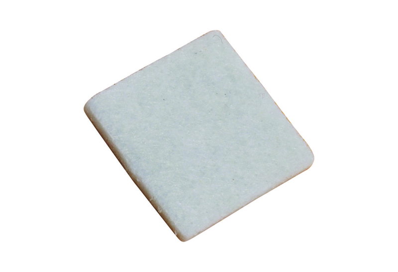 Τσοχάκι Αυτοκόλλητο 22X22mm Λευκό Σετ 48 Τεμαχίων