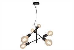 Κρεμαστό Φωτιστικό Viokef Freestyle Ε27 Μαύρο