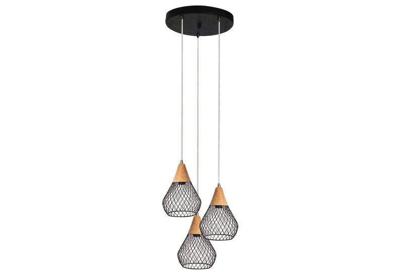 Κρεμαστό Φωτιστικό Viokef Michaella 3-Φωτο
