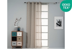 Κουρτίνα Easy Home Andromeda 260x140cm Μπεζ με Τρουκς