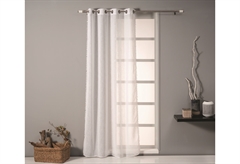 Κουρτίνα Easy Home Andromeda 260x140cm Λευκή με Τρουκς