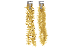 Γιρλάντα Tinsel Χρυσή 180cm σε Διάφορα Σχέδια