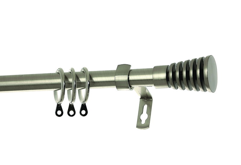 Κουρτινόβεργα Central Home Vienna Επεκτεινόμενη Φ16/19mm 160/300cm Χρωμέ