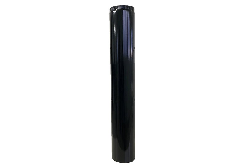 Σωλήνας Καπνοδόχου Linestoves Φ.12x90cm Εμαγιέ Μαύρος