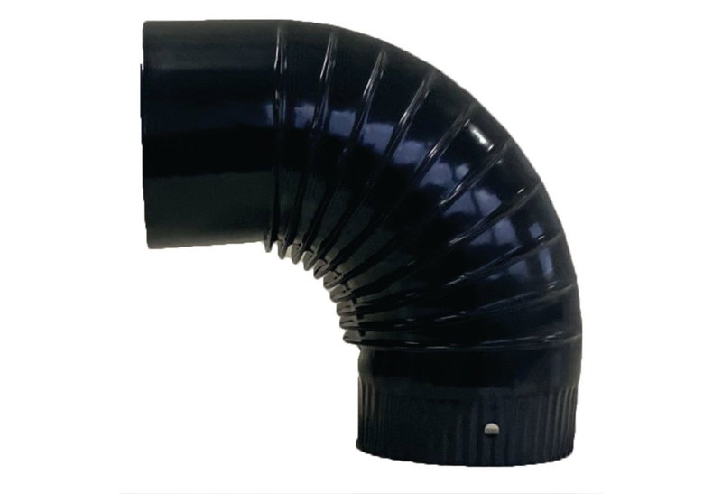 Γωνία Linestoves Φ.15cm Εμαγιέ Μαύρη