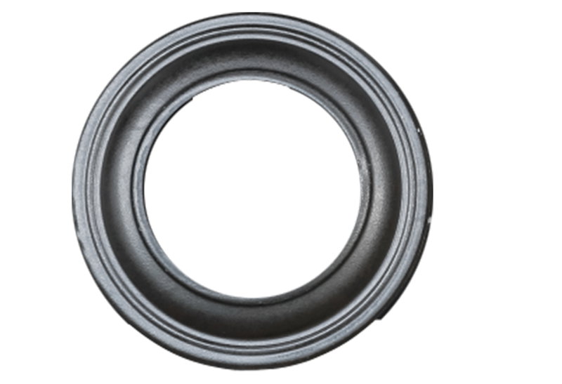Ροζέτα Καπνοδόχου Linestoves Εμαγιέ Φ12cm Μαύρη