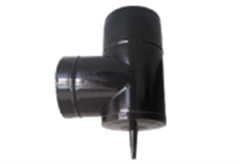 Ταφ Καπνοδόχων Linestoves Φ15cm Ματ Εμαγιέ Μαύρο